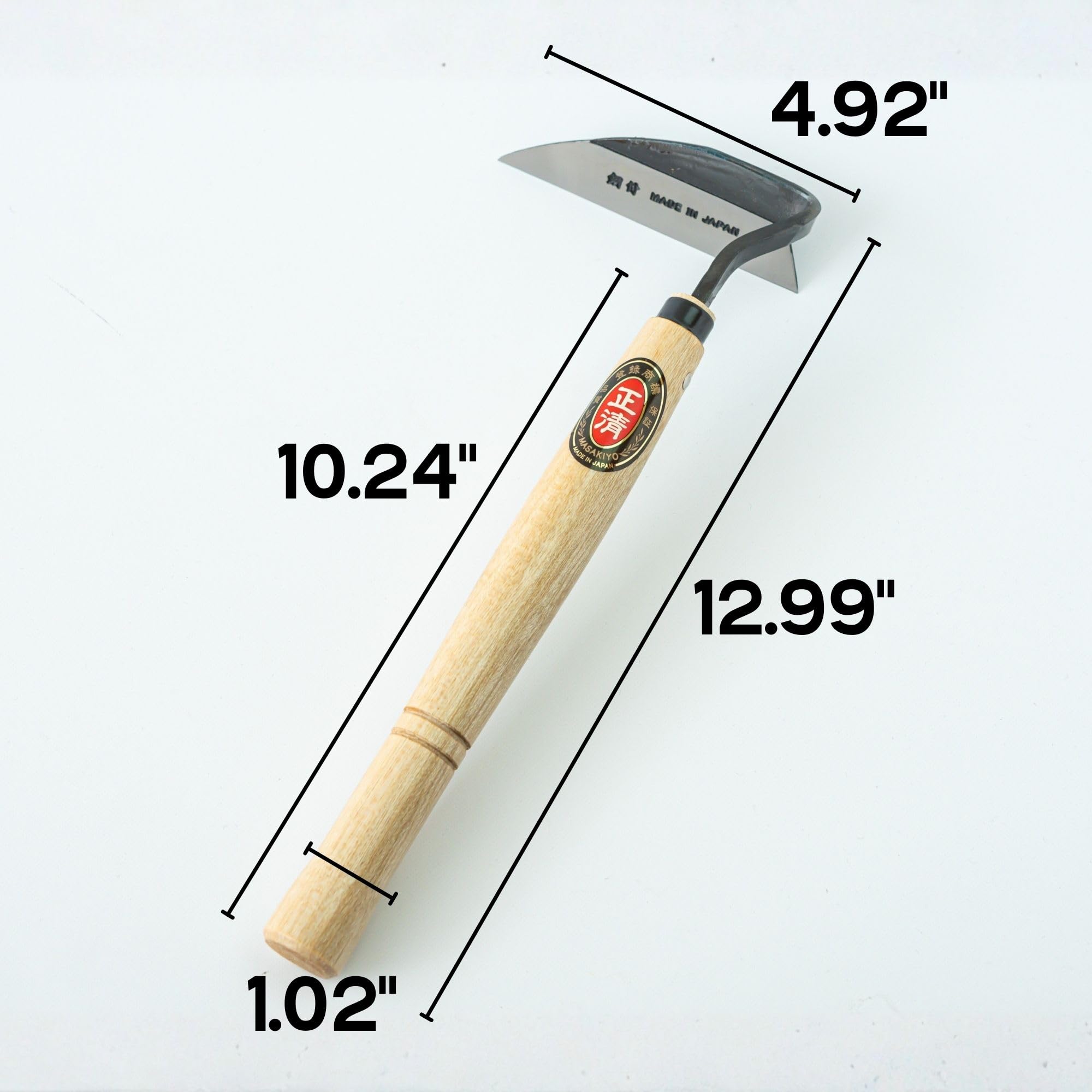 正清 ねじり鎌125(鋼付)木柄260