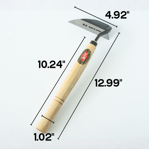 正清 ねじり鎌125(鋼付)木柄260